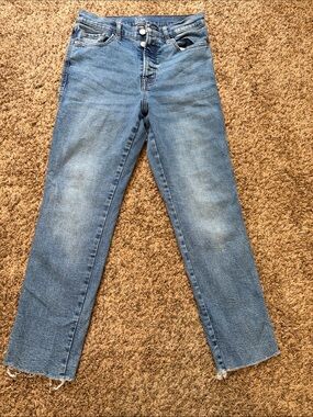 a.n.a Light Blue Straight Leg Jeans